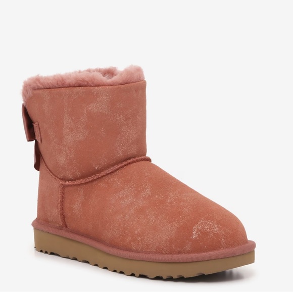 UGG Shoes - UGG Bailey Bow Mini Glimmer Bootie